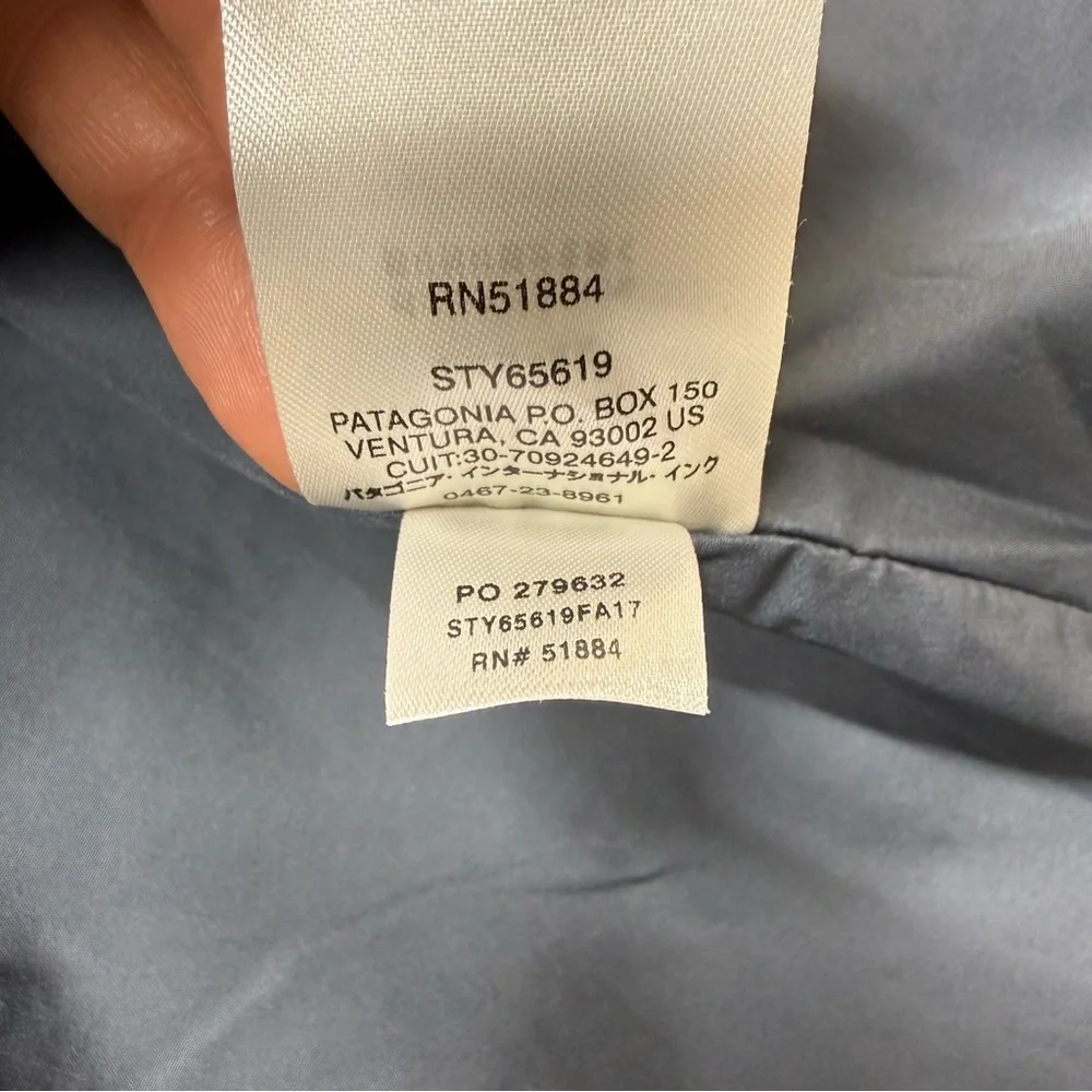 Patagonia‎ Charcoal and Rust Fleece Vest